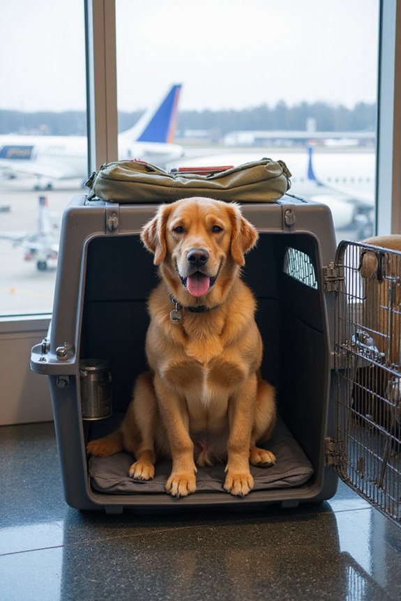 air travel for large dogs