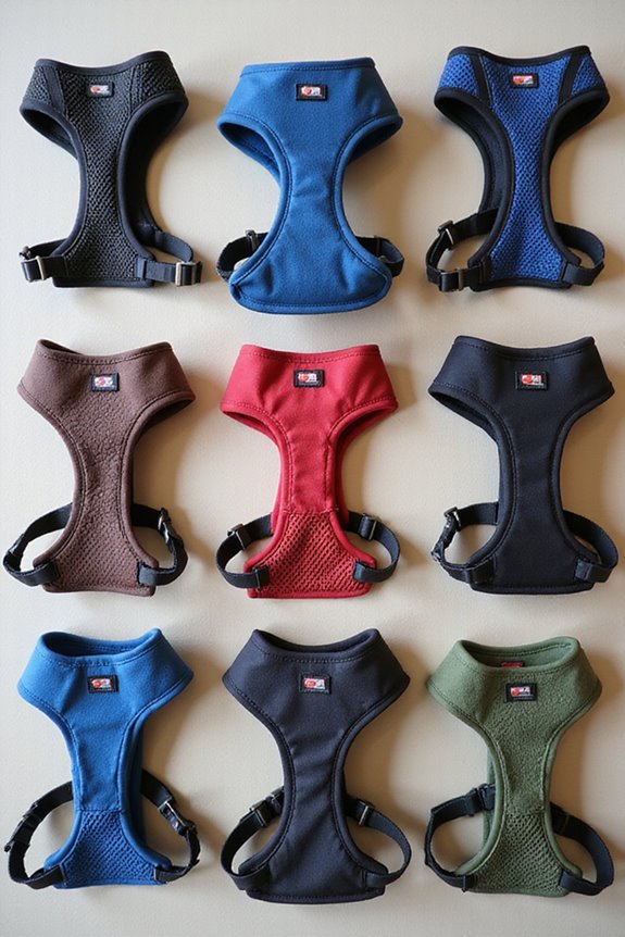 comfortable and controlled harnesses