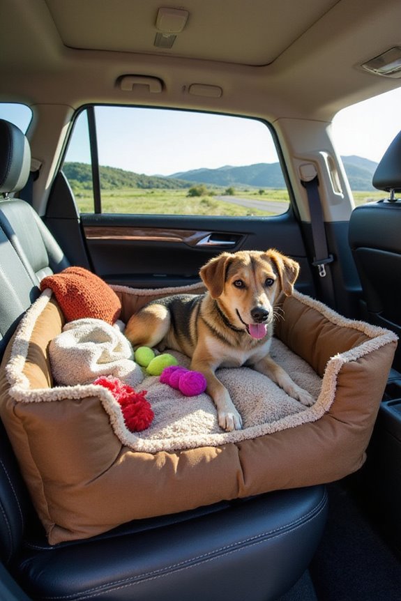 comfy dog car beds