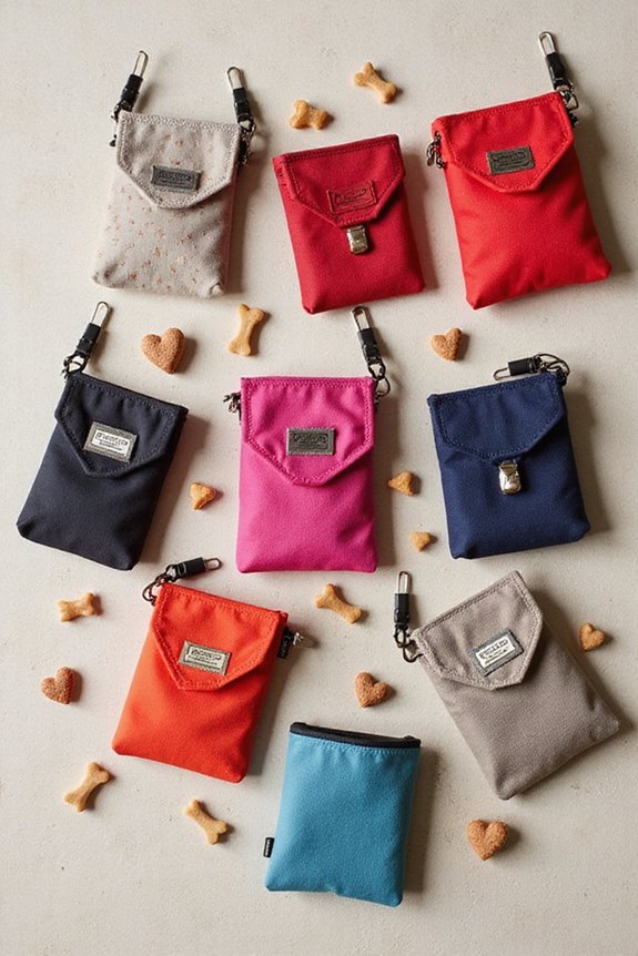 convenient dog training pouches