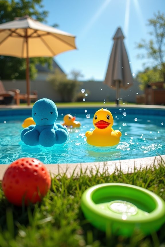 dog water toys summer fun