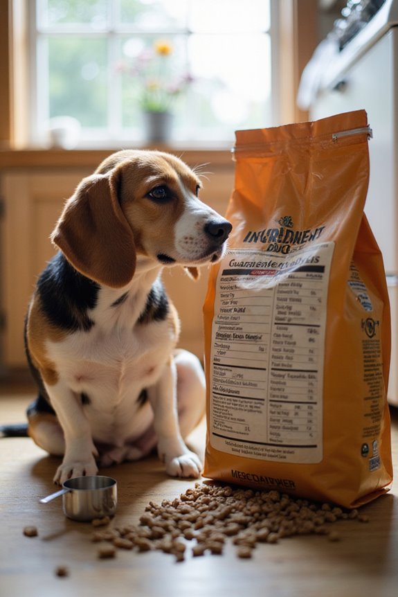 guaranteed analysis dog food