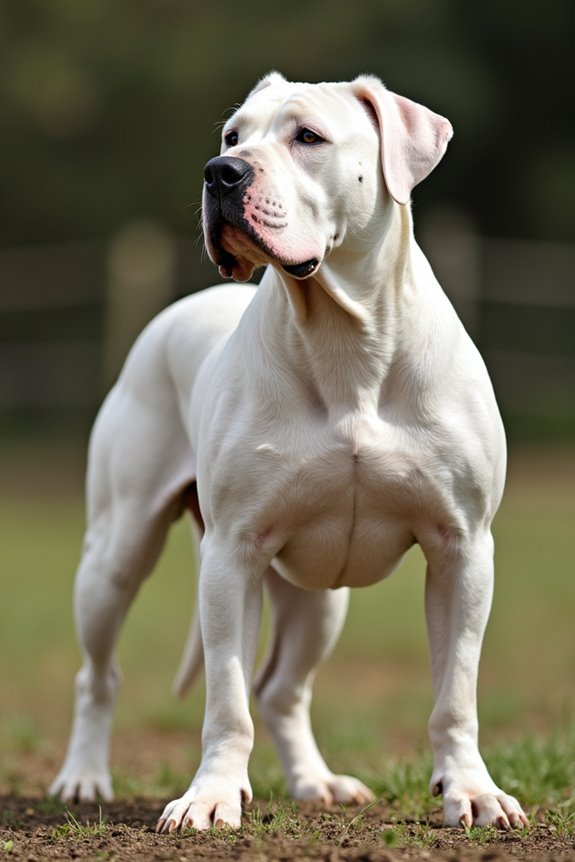 imposing muscular athletic breed