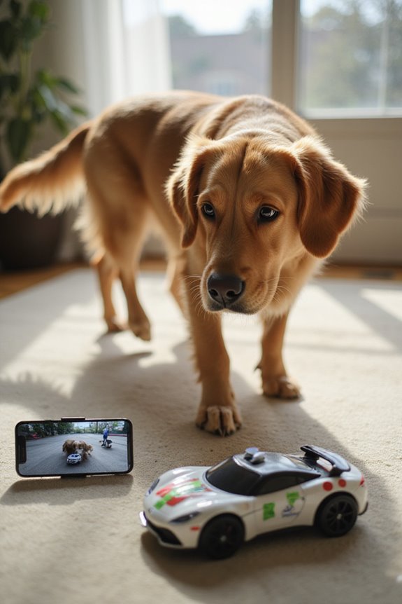 interactive pet monitoring toys