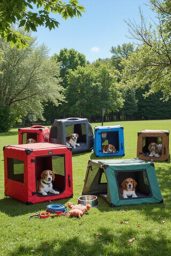 portable dog kennels travel