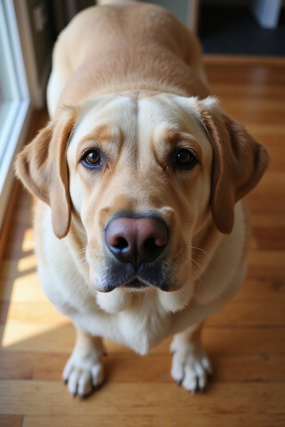 recognizing overweight signs in dogs
