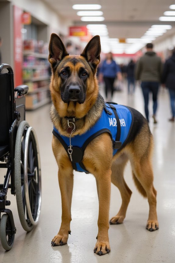 service dogs require focus