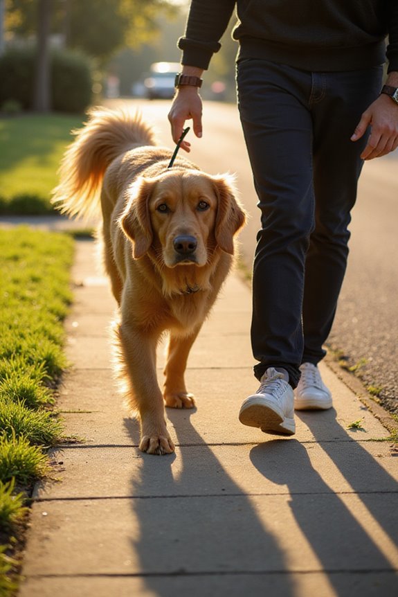 strategic dog walking times